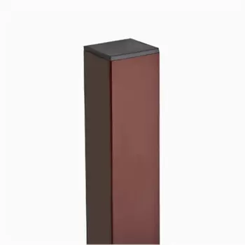Столб для забора Grider 60x40 мм 2.5 м RAL 8017 коричневый