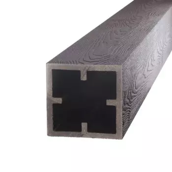Столб для забора 120x120 мм 3 м коричневый