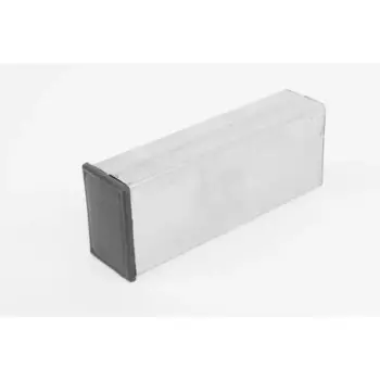 Столб ограждения 60x40 мм h2.5 м оцинкованная сталь