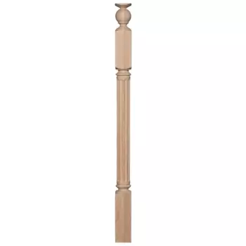 Столб сращенный бук экстра Римский 80x80x1200 мм