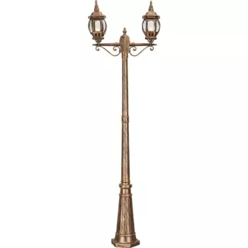 Столб уличный Feron 8114/PL8114 212 см цвет черное золото