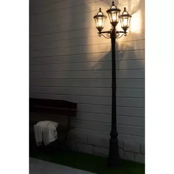 Фонарный столб уличный Inspire Jaipur 223 см цвет коричневый