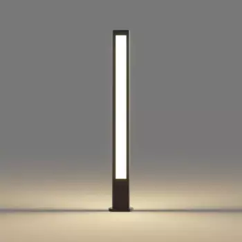 Столб уличный светодиодный Apeyron 100 см теплый белый свет цвет черный