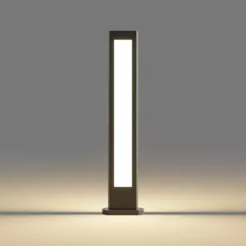 Столб уличный светодиодный Apeyron 60 см теплый белый свет цвет черный