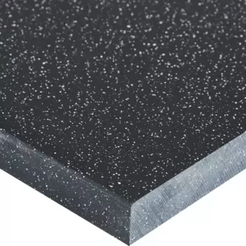 Столешница Найт 120x60x2 см искусственный камень цвет чёрный