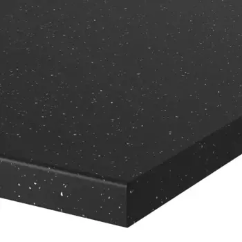 Столешница Найт 300x60x2 см искусственный камень цвет чёрный