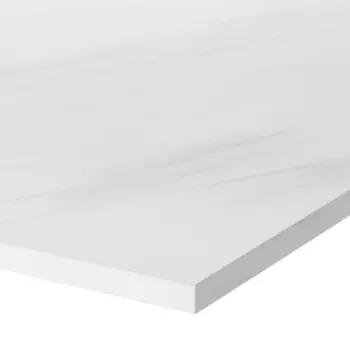 Столешница Неаполитано 120x80x2 см искусственный камень цвет белый