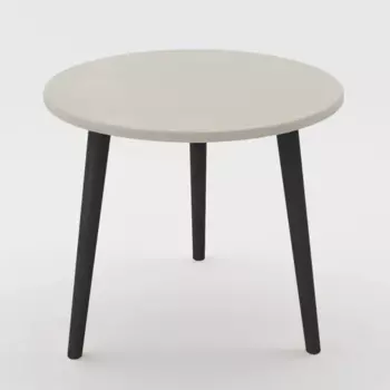 Столик круглый Orin 50x50x42 см кремовый