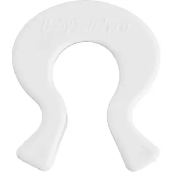 Стопор для дверей «Подкова» силикон цвет белый 2 шт.