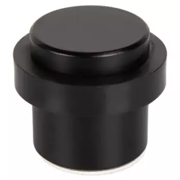 Стопор дверной Inspire ПВХ 31x28 мм, цвет матовый черный 2 шт.