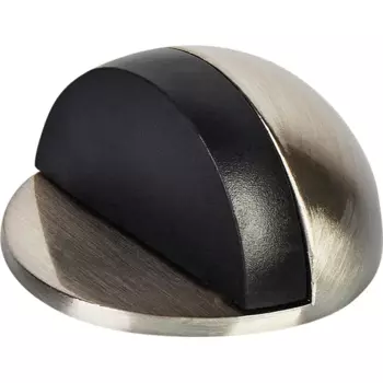 Стопор дверной Inspire ПВХ 4.7x2.5 см цвет никель 2 шт.