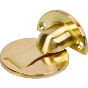 Стопор дверной Inspire ПВХ 58x30 мм, цвет латунь 2 шт.