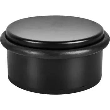 Стопор дверной Inspire ПВХ цвет матовый черный