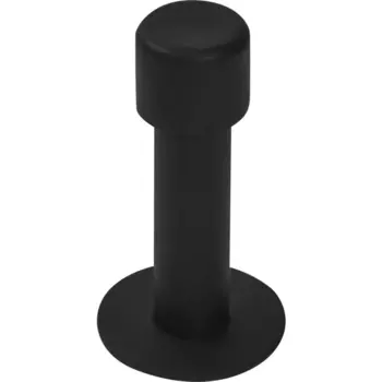 Стопор дверной УД-02 BM цвет матовый черный