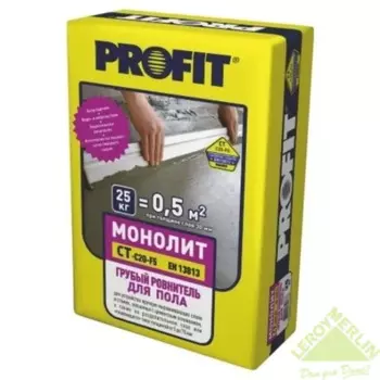 Стяжка пола Profit Монолит 25 кг
