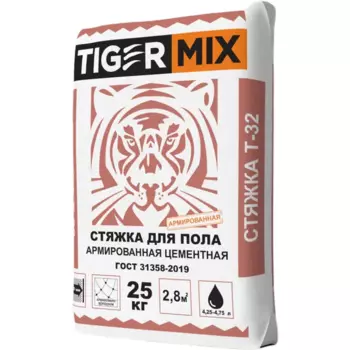 Стяжка пола Tigermix Т- 32 25 кг