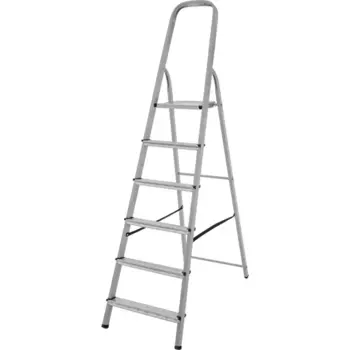 Стремянка Новая Высота Kroft 1150 6 ступеней сталь