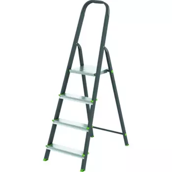 Стремянка стальная с алюминиевыми ступенями 4 ступени