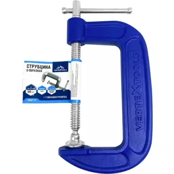 Струбцина G-образная Vertextools 2067-3 100 мм