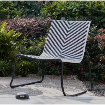 Стул садовый Beginia Nero 66.3x71x75 см сталь разноцветный