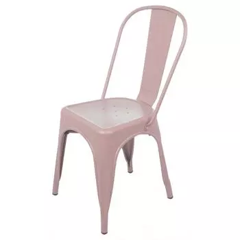 Стул садовый Soho 440x840x534 мм, металл, цвет розовый