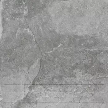 Ступень клинкерная с прямыми краями клинкерная Керамин Касл Рок 2 29.8x29.8 см 1.51 м2 цвет серый