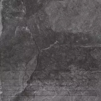 Ступень клинкерная с прямыми краями Керамин Касл Рок 5 29.8x29.8 см 1.51 м2 цвет графит