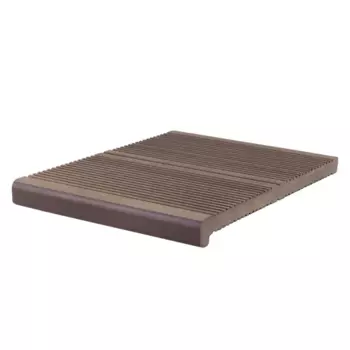 Ступень прямая цельная ДПК 30x320x3000 мм венге