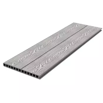 Ступень прямая цельная ДПК Classic 3000x317x28 мм серая