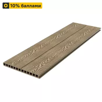 Ступень прямая Classic ДПК 28x317x3000 мм цвет коричневый