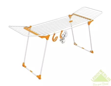 Сушилка для белья Dinamik 30 Color,напольная, с держателем для обуви, 57х100 см, сталь