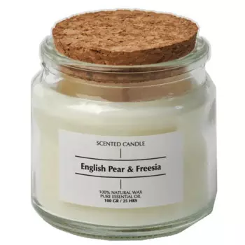 Свеча ароматизированная English Pear&Freesia прозрачный 6 см