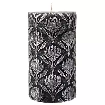 Свеча «Джилиан» малая, цвет дымчатый