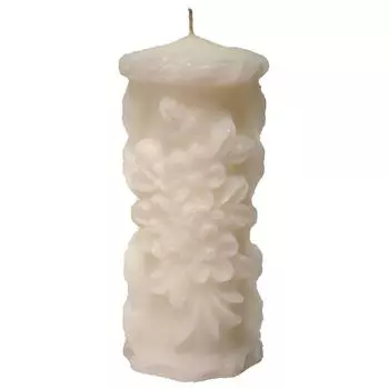 Свеча «Ночная фиалка», цвет белый