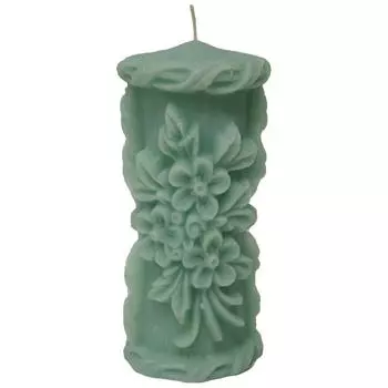 Свеча «Ночная фиалка», цвет бирюзовый