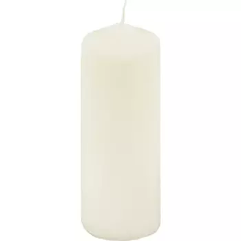 Свеча столбик белая 21 см