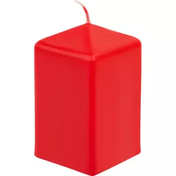 Свеча столбик красная 6x11 см
