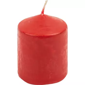 Свеча столбик красная 7 см
