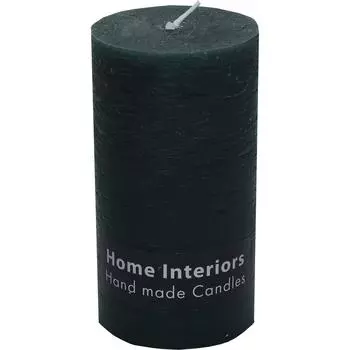 Свеча-столбик «Рустик» 7х13 см цвет тёмно-зелёный