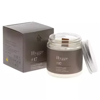 Свеча в стакане ароматизированная Hygge N17 Розовый перец и лимонное дерево