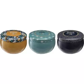 Свечи ароматические в банке 3 шт.