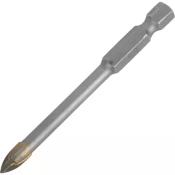 Сверло копьевидное по стеклу Elitech 6x75 мм