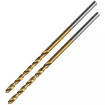 Сверло спиральное по металлу HSS-Co Hilberg CO020 2x49 мм, 2 шт..