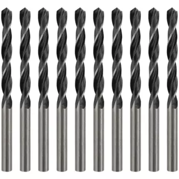 Сверло спиральное по металлу HSS Kranz KR-91-0621 6x93 мм, 10 шт.
