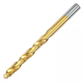 Сверло спиральное по металлу HSS-TiN Волжский инструмент 161765 10x133 мм