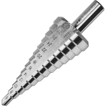 Сверло ступенчатое по металлу HSS KWB 525830 6-30x100 мм