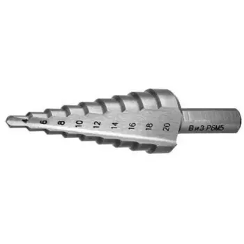 Сверло ступенчатое по металлу Волжский инструмент 5016003 4-20x105 мм