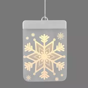 Светильник автономный "Snowflake" 3D на батарейках