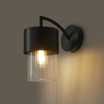 Светильник бра настенный Freya Lumin цвет черный IP20