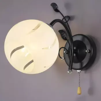 Светильник бра настенный Россвет Меренга цвет черный